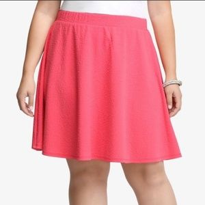 Torrid coral textured skater skirt size 2x 2 cute